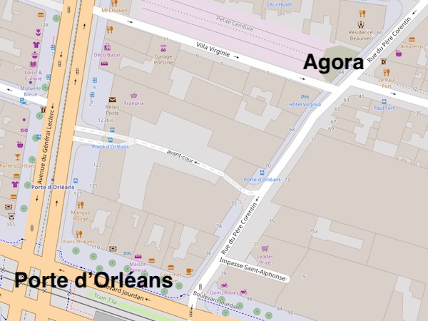 Agora-localisation