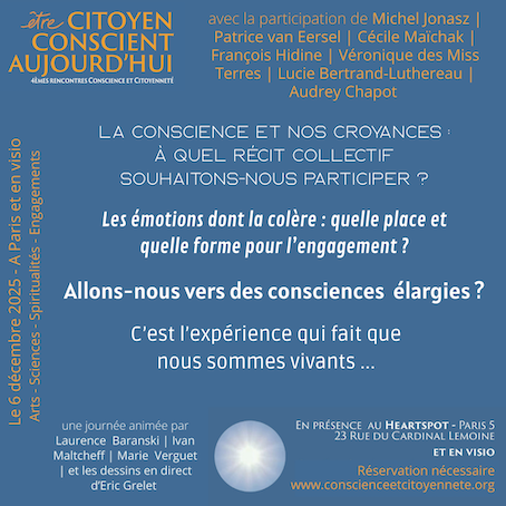 Etre citoyen conscient aujourd'hui - Conscience et citoyenneté 2025